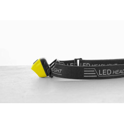 Čelovka CREE LED XPG, nabíjecí, žluto-černá