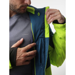 FLIN pánská lyžařská bunda zelená-modrá