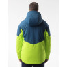 FLIN pánská lyžařská bunda zelená-modrá