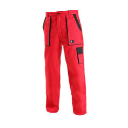 Kalhoty do pasu CXS LUXY ELENA, dámské, červeno-černé