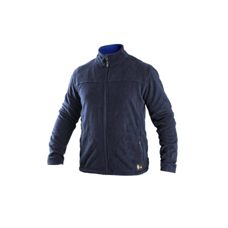 Mikina GRANBY, pánská, fleece, tmavě modrá