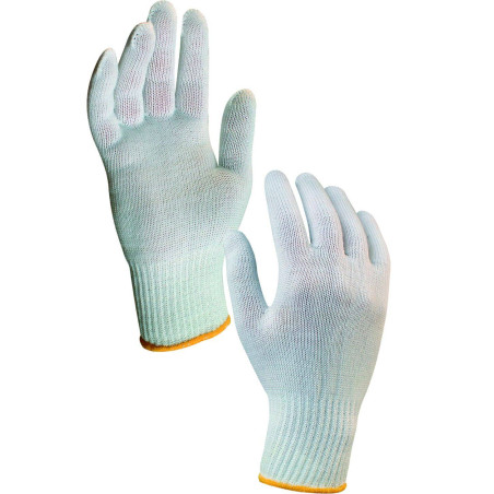 Textilní rukavice KASA, bílé